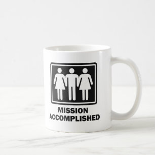 Mug Groupe de trois personnes accompli de mission
