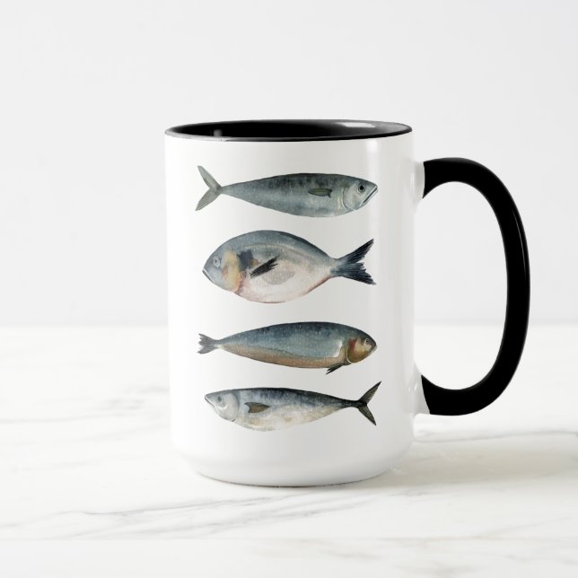 Mug Groupe des quatre poissons (Droite)