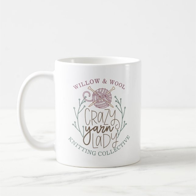 Mug Groupe tricot Slogan Yarn T-Shirt (Gauche)