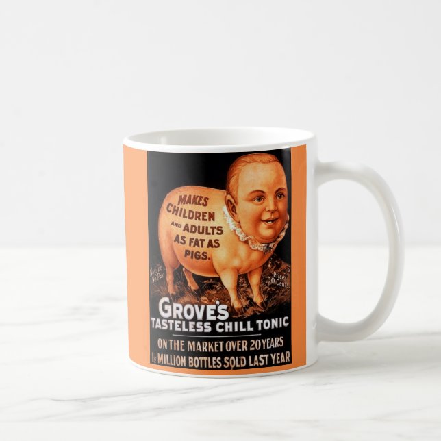 Mug Groves Tonic fait des enfants et des adultes gras  (Droite)