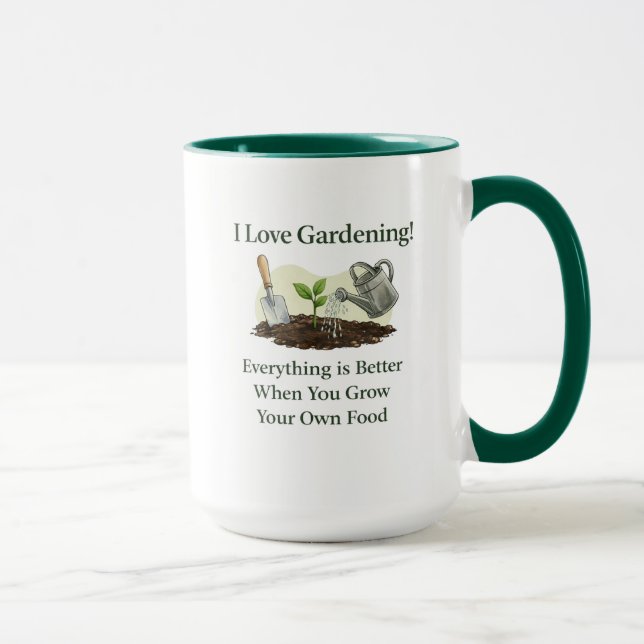 Mug  Grow Your Own Food  (Droite)
