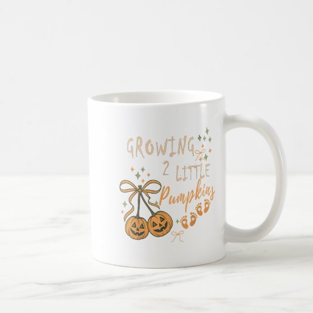 Mug Growing Two Little Pumpkins Twins Pregnancy Fall H (Droite)