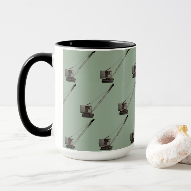 Mug Grue de construction de la grue du Nord-Ouest Modè (Avec donut)