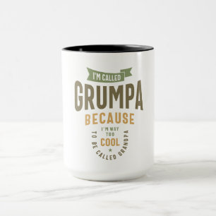 Mug Grumpa - Beaucoup trop Cool pour grand-père