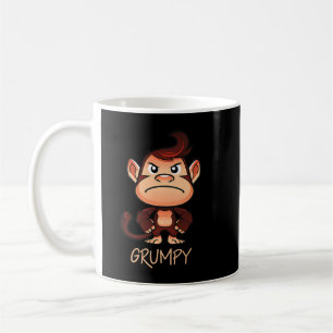 Mug Grumpy Singe Mème Esthétique Mauvaise Humeur chimp