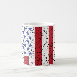 Mug Grunge American Peace Flag État américain National