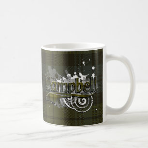 Mug Grunge de tartan de Campbell