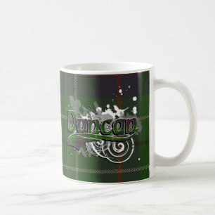 Mug Grunge de tartan de Duncan