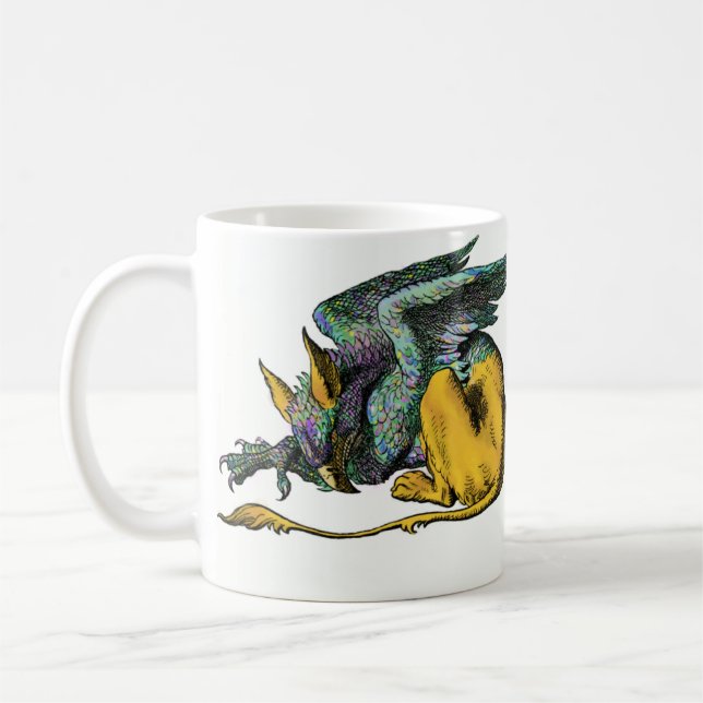 Mug Gryphon - bleu : (Gauche)