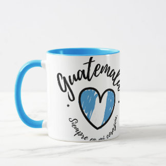 Mug Guatemala Siempre en Mi Corazon J'aime Guatemala