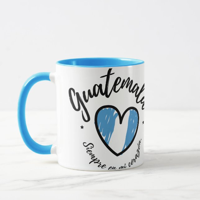 Mug Guatemala Siempre en Mi Corazon J'aime Guatemala (Gauche)