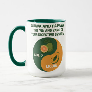 Mug Guava et Papaya : Le Yin et le Yang de votre Diges