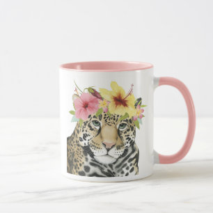 Mug Guépard doux tropical du halo  