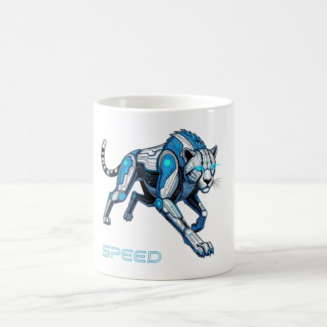 Mug Guépard Futuriste (Centre)