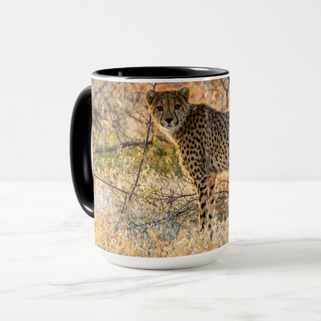 Mug Guépard regardant autour (Devant gauche)