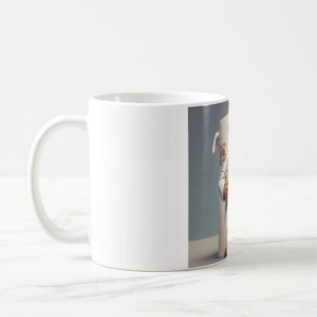 Mug Guérir avec la boue d'Humour : Une dose de rire (Gauche)