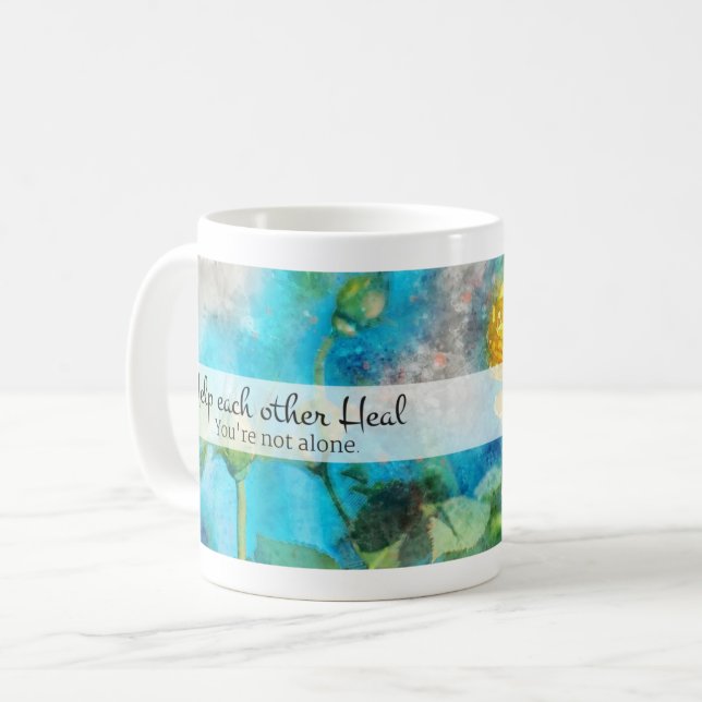 Mug Guérir ensemble : Vous n'êtes pas seul (Devant gauche)