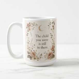 Mug Guérison de l'enfant intérieur Citation Florale Vi