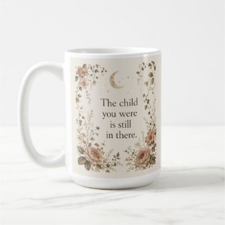 Mug Guérison de l'enfant intérieur Citation Florale Vi