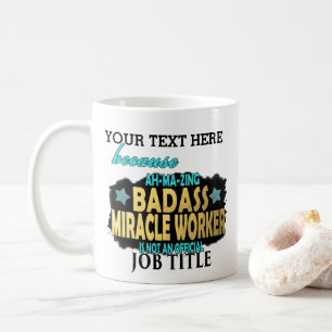 Mug Guérisseur PERSONNALISÉ de Badass - travail drô
