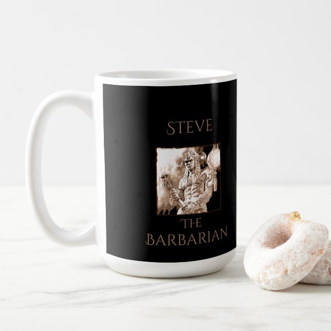 Mug Guerrier barbare personnalisé (Avec donut)