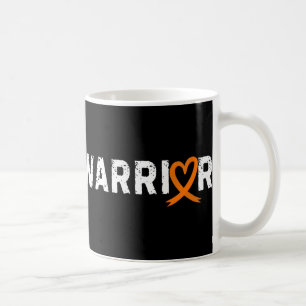 Mug Guerrier Cancer du rein Lutte Amour Coeur Orange R