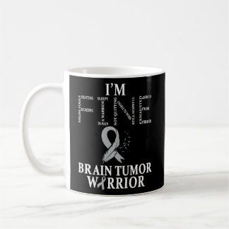 Mug Guerrier de la tumeur du cerveau Je vais bien