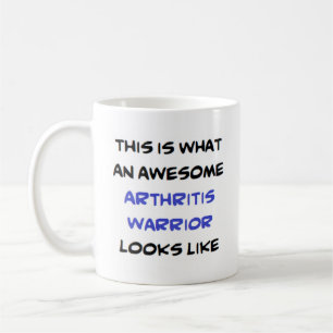 Mug guerrier de l'arthrite, formidable