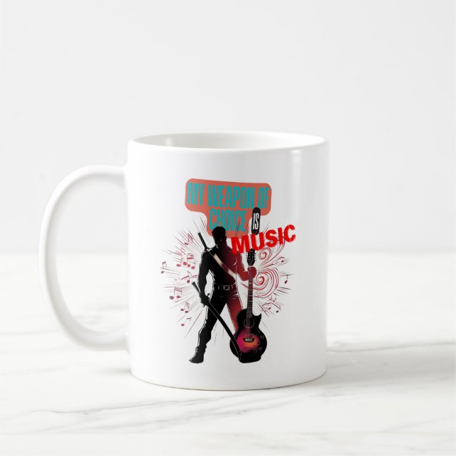 Mug Guerrier de musique (Gauche)