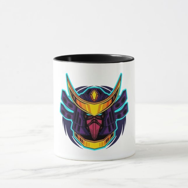 Mug Guerrier de Samurai brillant (Centre)