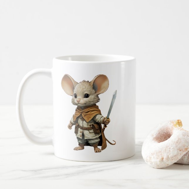 Mug Guerrier de souris (Avec donut)