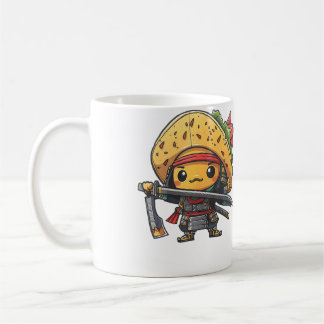 Mug Guerrier de Taco Samouraï Japonais Ukiyo Mexicain