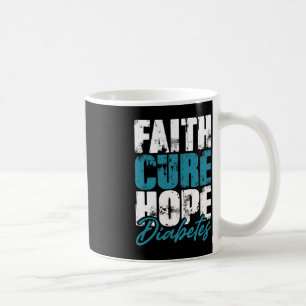 Mug Guerrier diabétique Don Faith Cure Hope Diabetes A