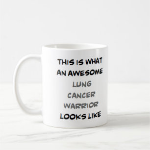 Mug guerrier du cancer du poumon, génial