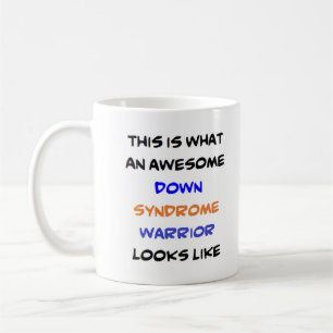 Mug guerrier du syndrome de down, génial