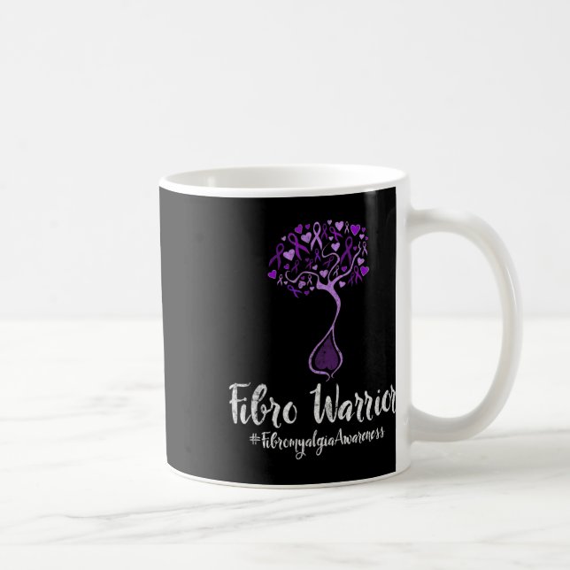 Mug Guerrier - Fibromyalgie Soutien Et Sensibilisation (Droite)