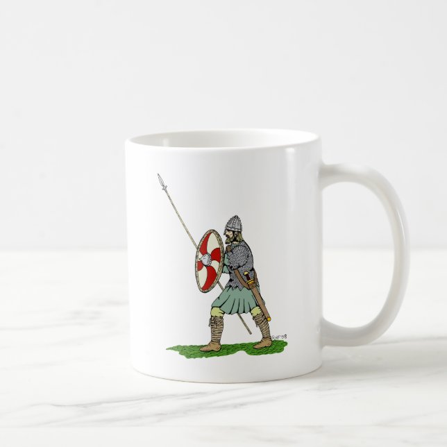 Mug Guerrier médiéval anglais/saxon (Droite)