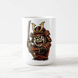 Mug Guerrier Samouraï Japonais Armure Rouge Art de Des