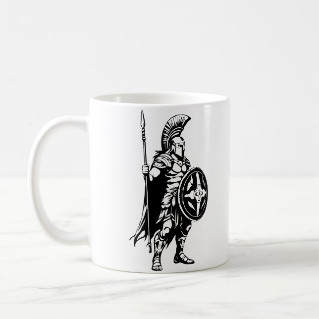 Mug Guerrier spartiate pour de vrais combattants (Gauche)