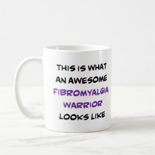 Mug guerrière de la fibromyalgie, formidable