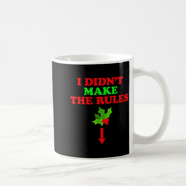 Mug Gui de Noël Je n'ai pas fait les règles Noël (Droite)
