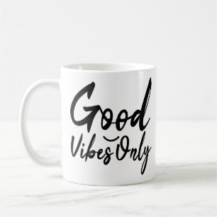 Mug Guillemets de vidéos de style Vintage Good Vibes 