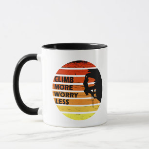 Mug Guillemets d'escalade rock motivationnel