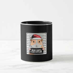 Mug Guinée Pig Christmas Cavy Cher Père Noël Je peux e