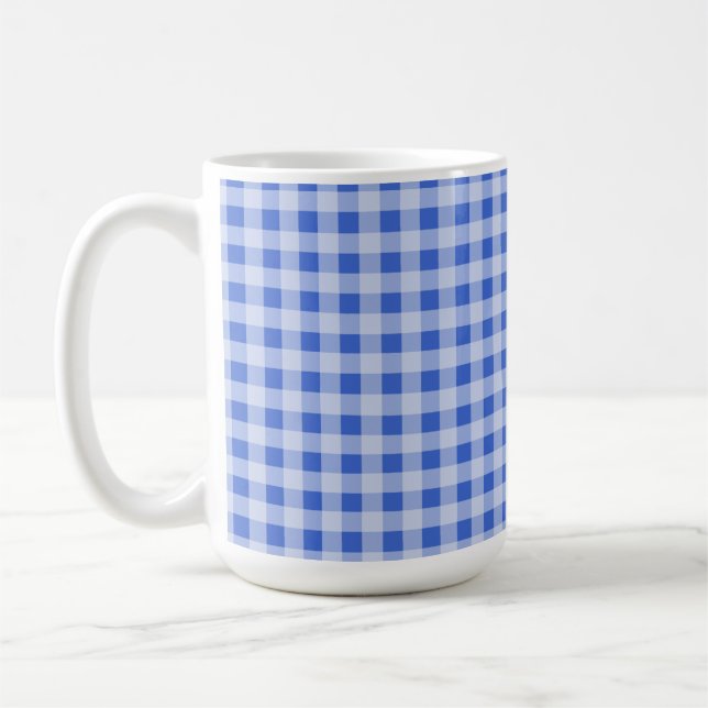 Mug Guingan de bleu de Han ; Checkered (Gauche)