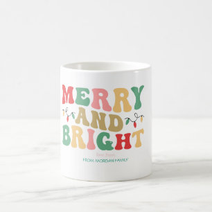 Mug Guirlande lumineuse simplement colorée joyeuse et 