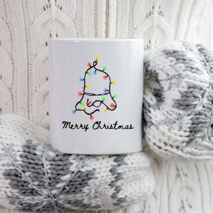 Mug Guirlandes de Noël Dessinées à la Main Joyeux Noël