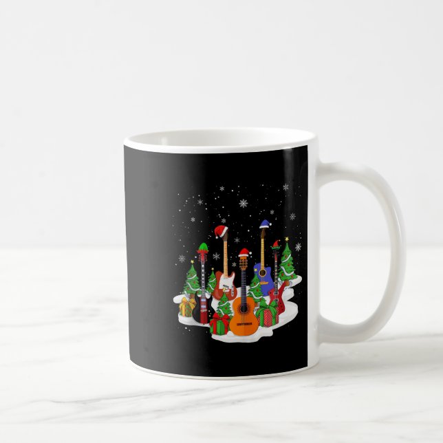 Mug Guitar Christmas Decor Musical Guitar Lovers Guita (Droite)
