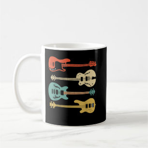 Mug Guitare Basse Rétro Vintage