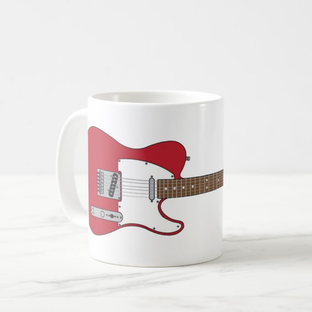 Mug Guitare électrique (Devant gauche)